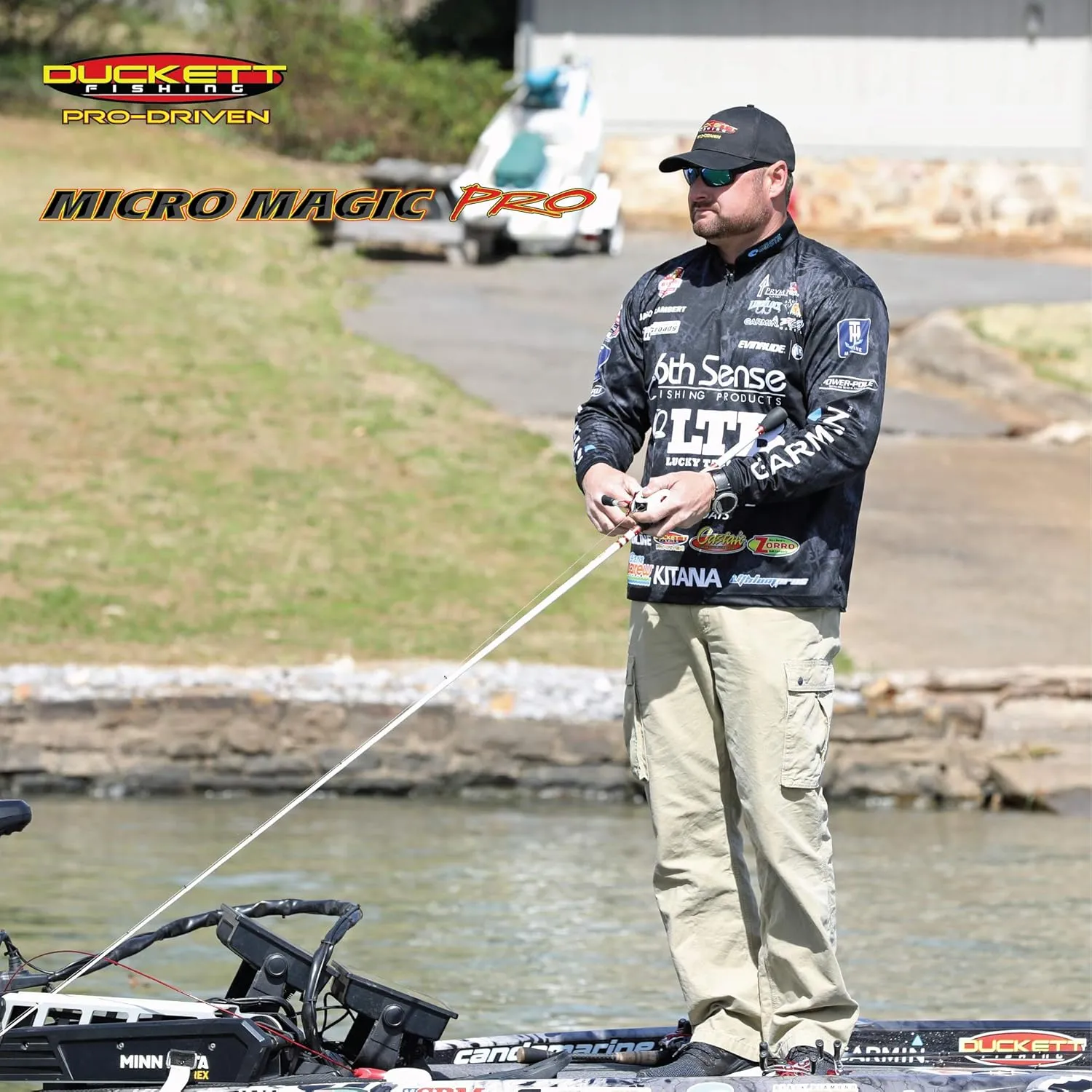 DUCKETT FISHING Micro Magic Pro Angling Fishing Rods | Micro-Guides, Sensi-Touch Blanks, Carbon Fiber Scrim - Available in Spinning, Casting & Crankin' Options