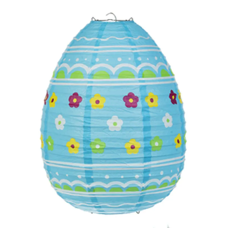 Easter Egg Orange Paper Lantern