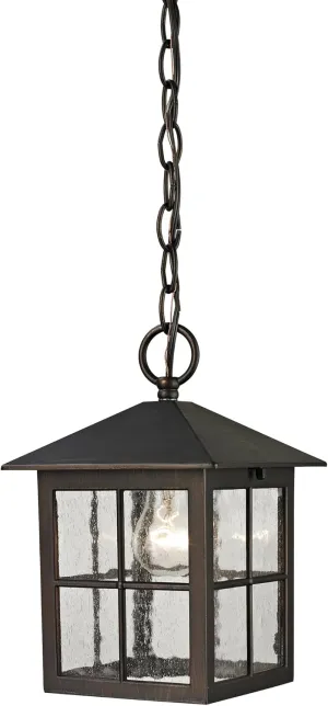 Elk Lighting 8201EH/70 Thomas Lighting Hanging, 7W X 7D X 11H, Hazelnut Bronze