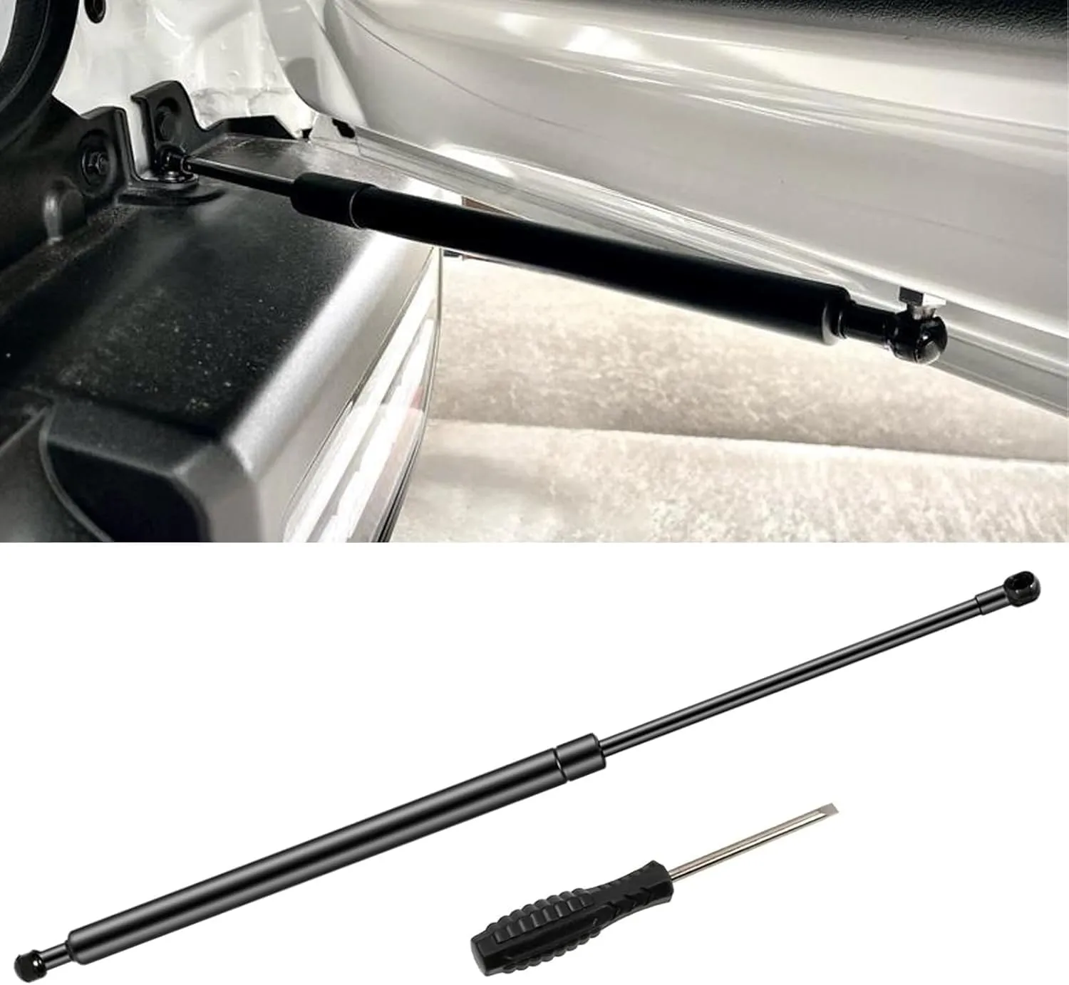 [Ellniges]Jimny Rear Gate Damper Shock Absorber for JB64W/JB74W - Tool-Free Installation Back Door Stabilizer with Adjustable Hold, Heavy-Duty Off-Road Vehicle Accessories