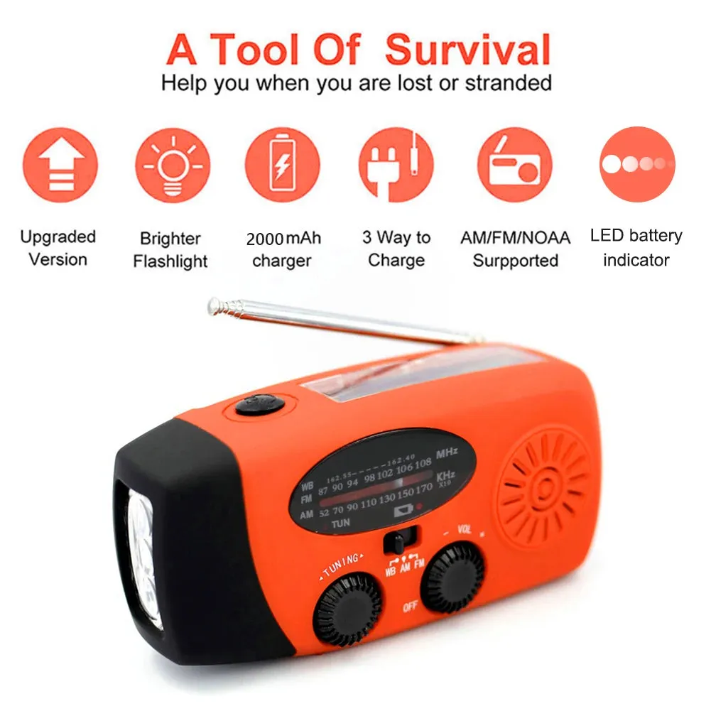 Emergency Weather AM/FM Radio