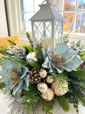 Enchanting LED Candle Lantern Centerpiece 22" X 16" H   With 12" Lantern