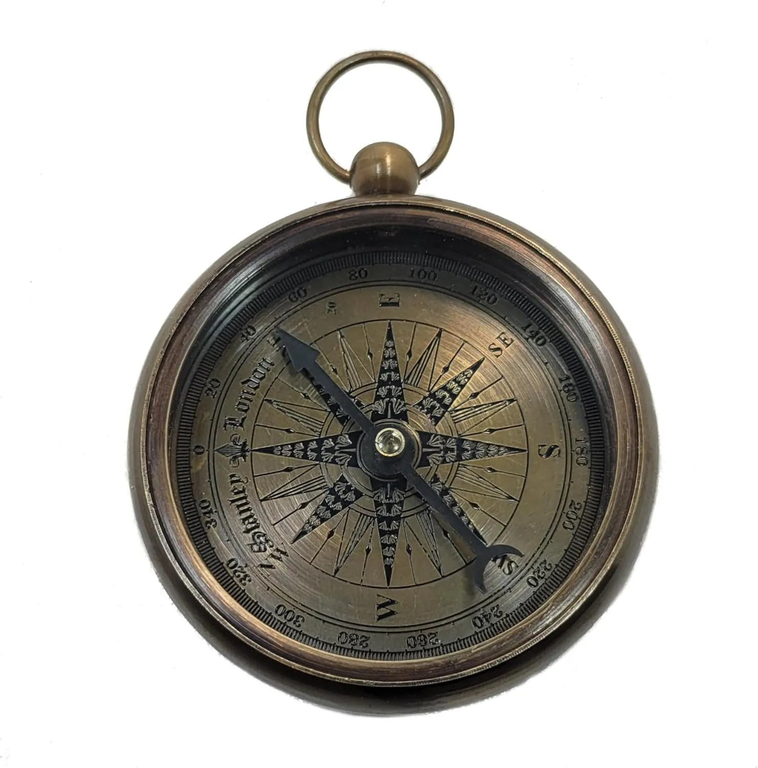 Engraved Anniversary Compass Gifts for Him, Men, Husband, Boyfriend | Personalized Compass Gift with Optional Laser Engraved Wood Box