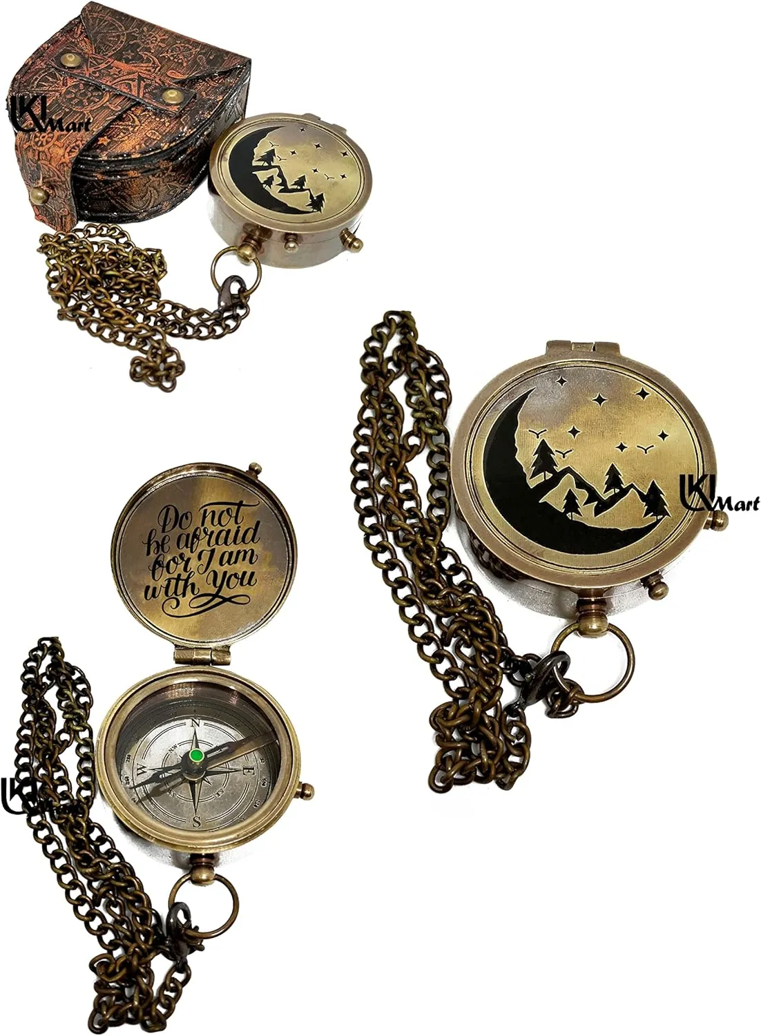 Engraved Brass Compass for Son/God Son, from Mom, Dad, Godfather, for Birthday, Baptism, Communion, Graduation, Confirmation, Camping, Travelling, Moving Out
