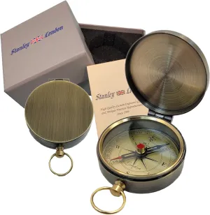 Engraved Brass Compass Gifts Personalized | Baptism Gift for Boys, Son, Grandson | Unique Idea for Graduation, Confirmation, Birthday | from Mom, Dad, Grandma, Grandpa