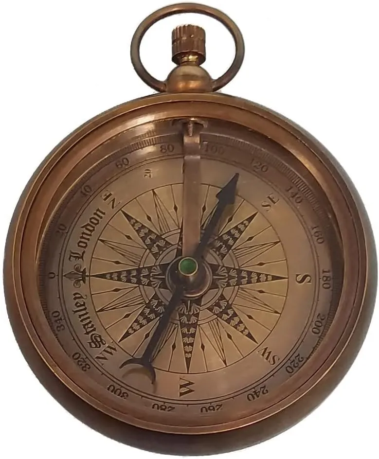 Engraved Compass for Son, Grandson | Personalized Baptism Gifts for Boys | Graduation Gift for Him