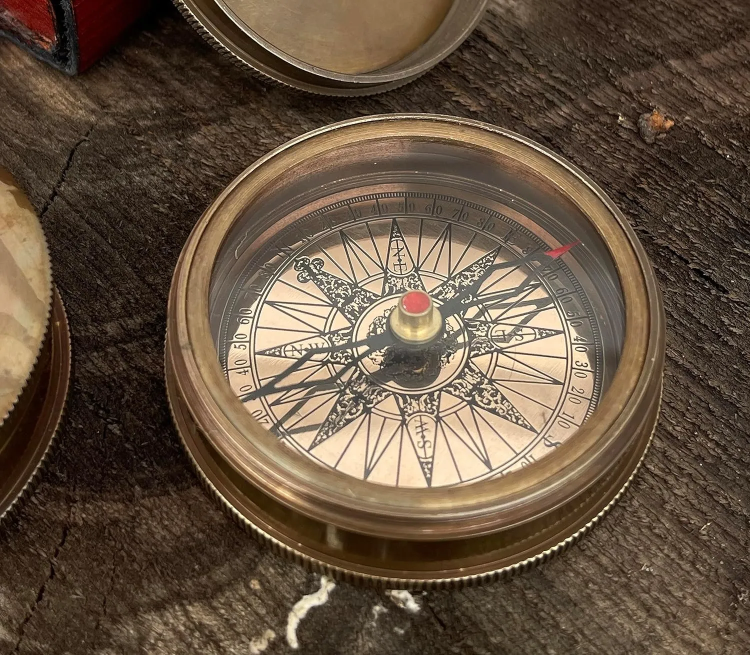 Engraved Compass, to My Husband I Love You, Brass Compass Engraved Gifts for Men, Bronze for Men, Romantic Gifts for Him/Her, Keepsake Gifts for Husband