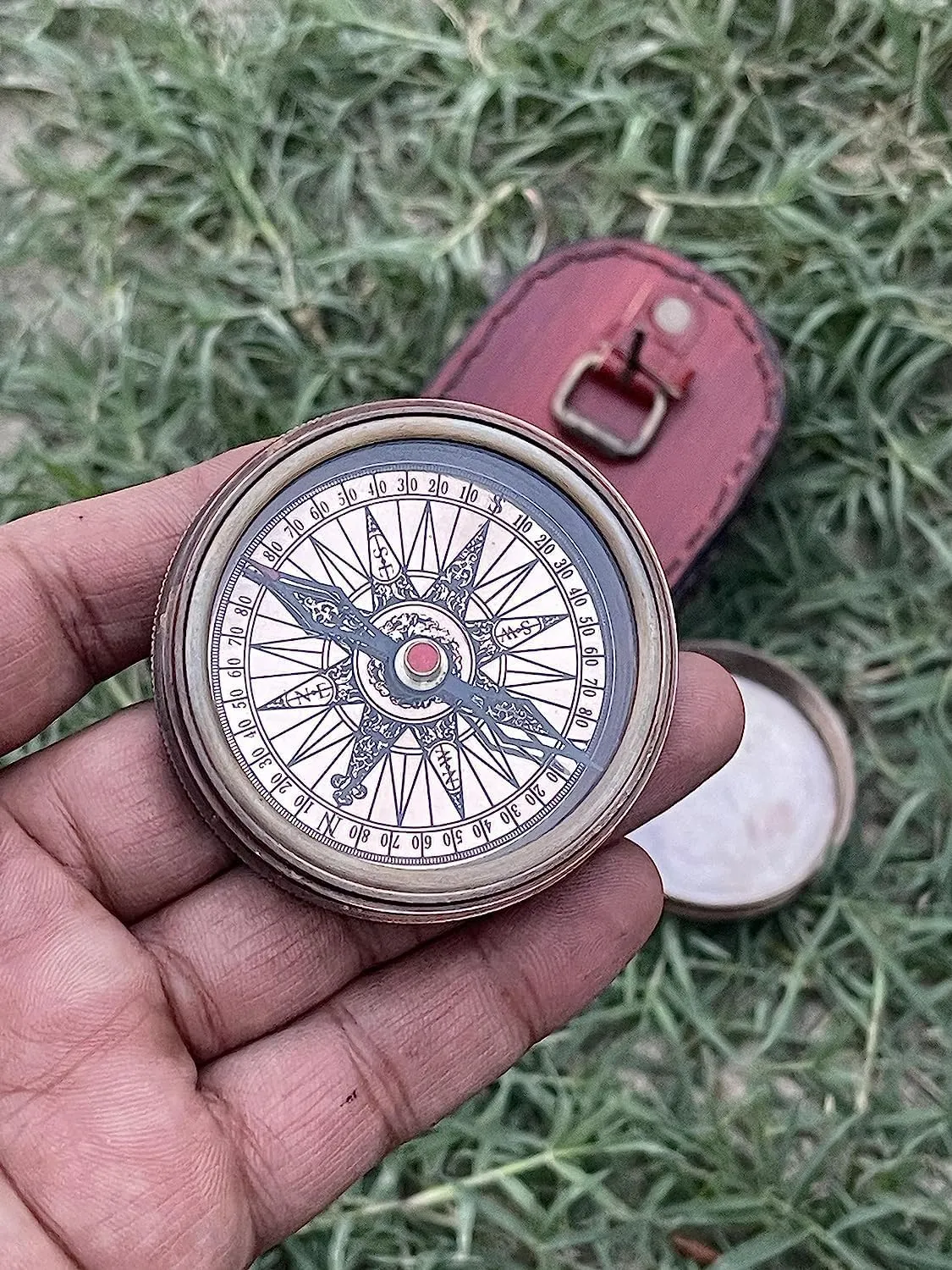 Engraved Compass, to My Husband I Love You, Brass Compass Engraved Gifts for Men, Bronze for Men, Romantic Gifts for Him/Her, Keepsake Gifts for Husband