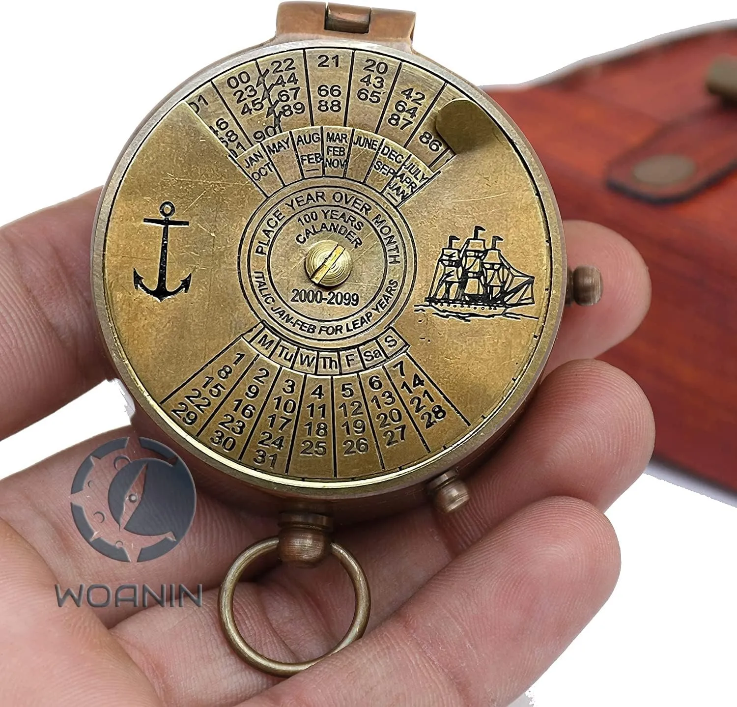 Engraved to My Son Calendar Compass, Personalized Compass Gift for Son/to Our Son Gifts/Son Gift