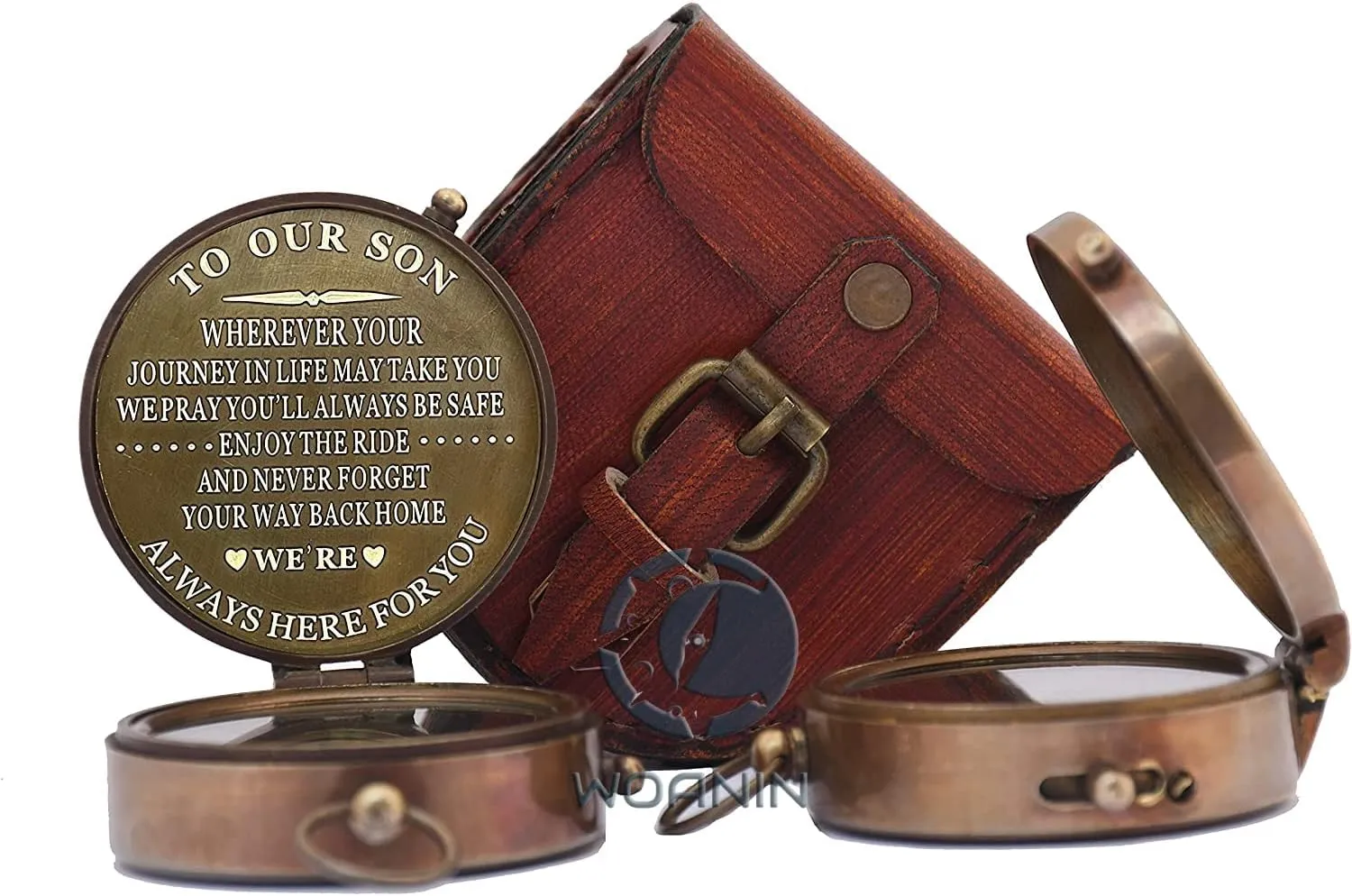 Engraved to My Son Calendar Compass, Personalized Compass Gift for Son/to Our Son Gifts/Son Gift
