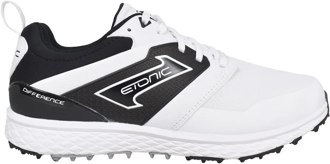Etonic Golf Difference 2.0 Spikeless Shoes White/Black Size 9 Medium