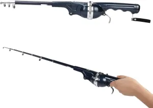 EVTSCAN Fishing Gear Fishing Rod and Reel Combos Pocket Telescopic Rod Compatible Fishing Rod with Fishing Line Portable Fishing Rods