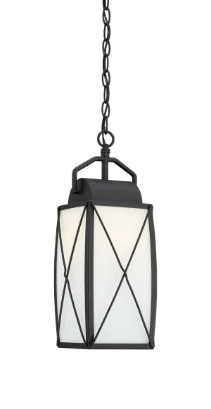 Fairlington One Light Hanging Lantern in Black