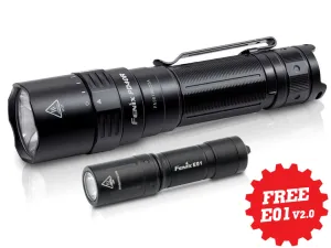Fenix PD40R V2.0 LED Flashlight   FREE E01 V2.0 Flashlight