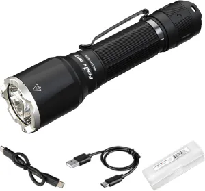 Fenix TK17 3600 Lumen Tactical Flashlight Duty Light, Long Throw with USB-C Rechargeable Battery