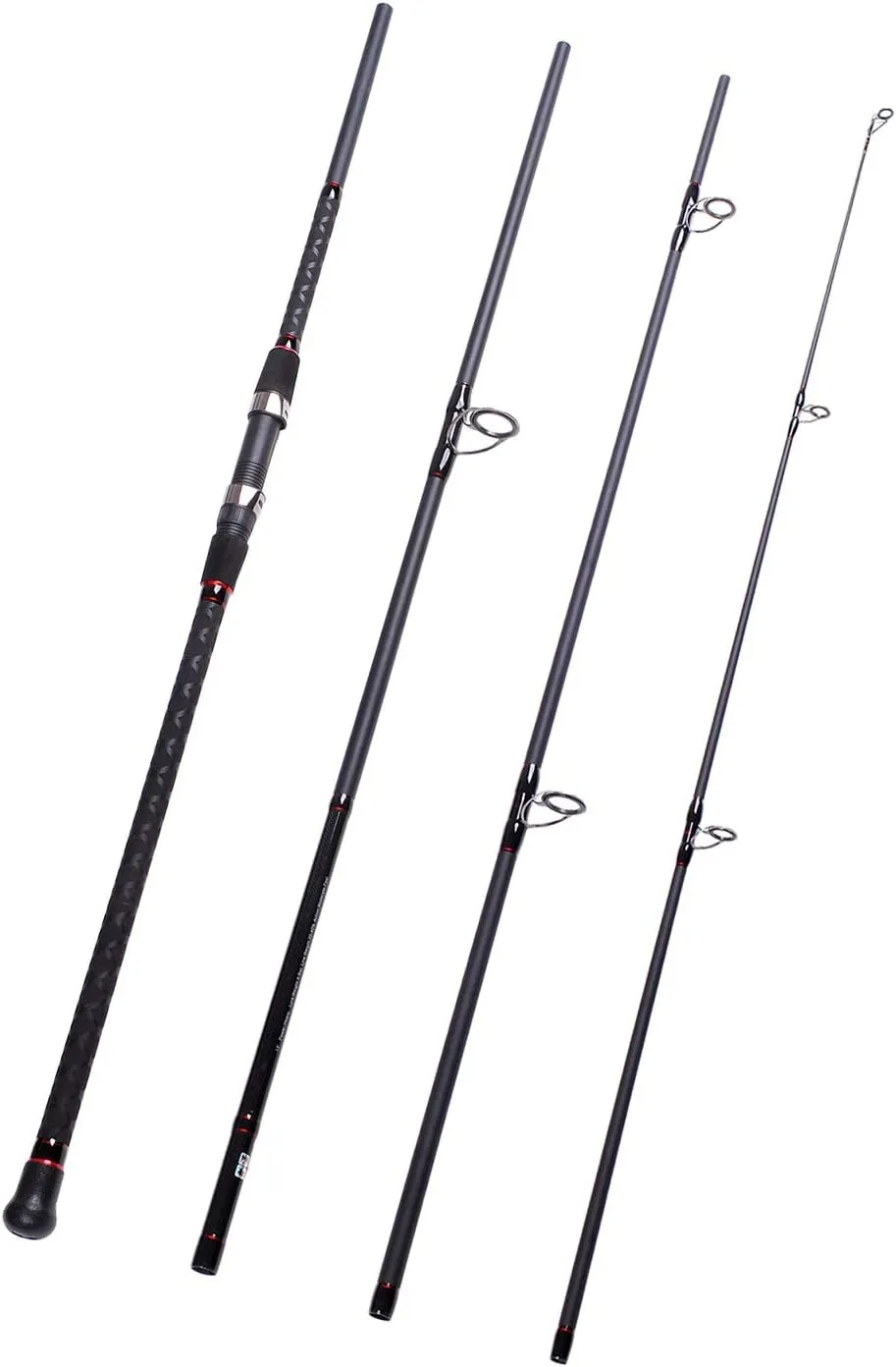 Fiblink Surf Spinning Fishing Rod 4-Piece Graphite Travel Fishing Rod(11 Feet & 13 Feet & 15 Feet)