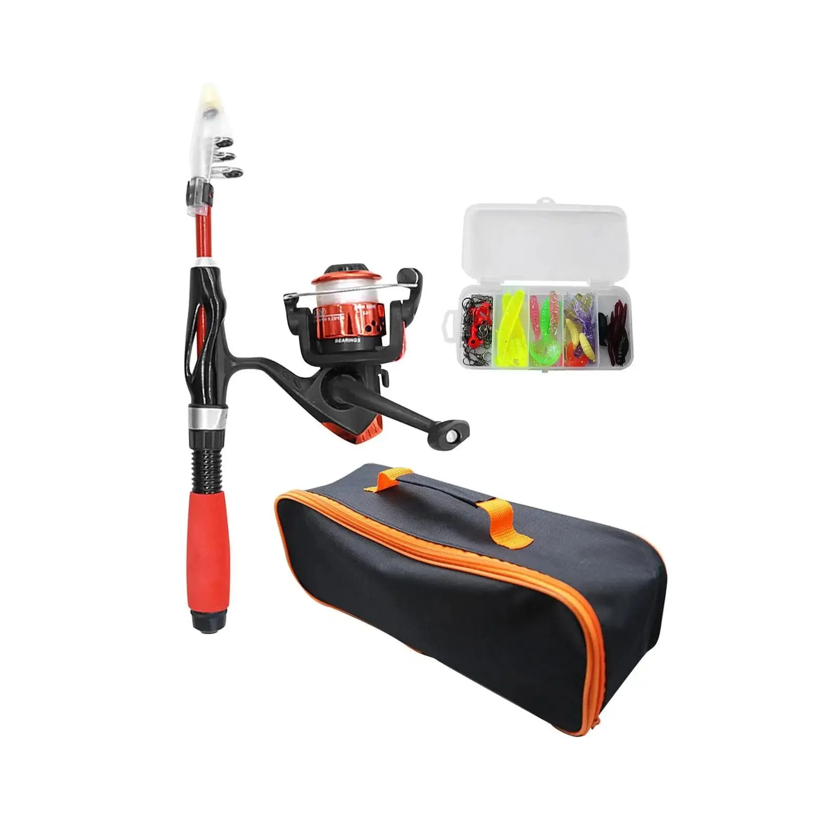 Fishing Pole Children Starter Kits Kids Fishing Rod Reel Boys Girls Kids Children Parent Child Activities