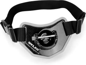 Fishing Rod Holder Aluminum Fighting Belt - Adjustable Carbon Fiber Waist Belt With Stand-up Gimbal Padded