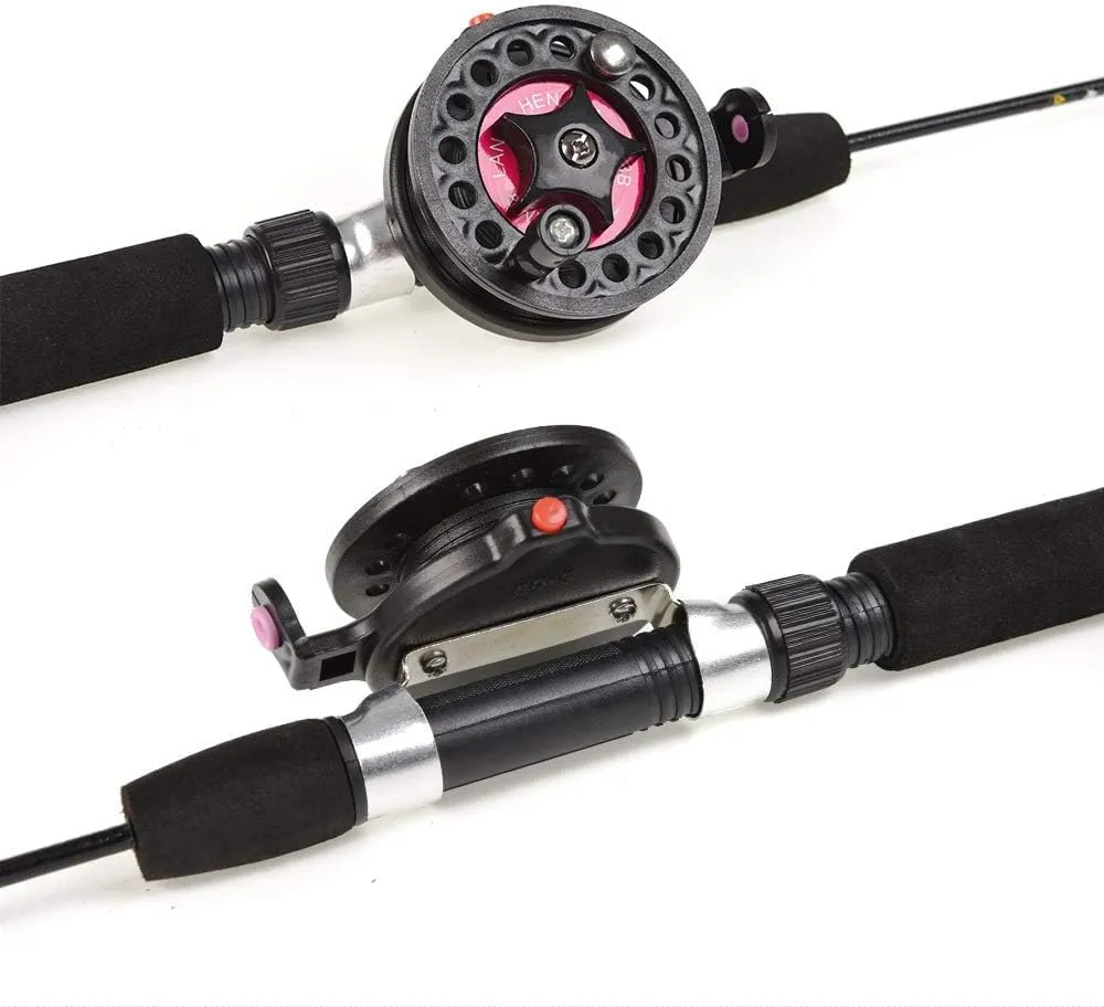 Fishing Rod Telescopic, Durable Fiberglass Rod with EVA Handle, Used for Traveling Saltwater and Freshwater Fishing