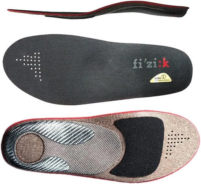 Fizik Insoles 37-37.5 Black/Red