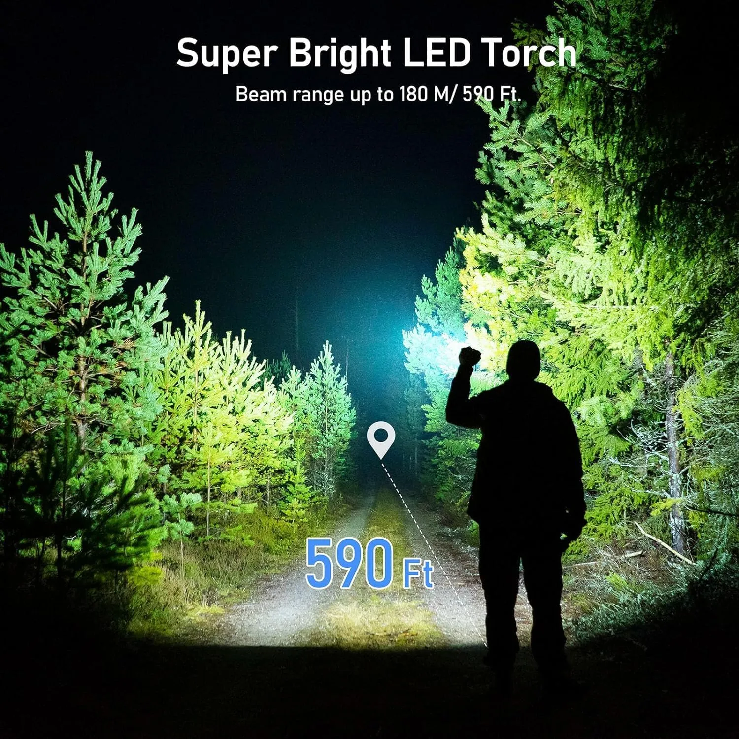 Flashlight 3 Pack, Rechargeable Flashlights High Lumens, 7 Modes LED Flashlight with IP67 Waterproof, Adjustable Handheld Tactical Flashlight for Camping, Home Emergency, Outdoor