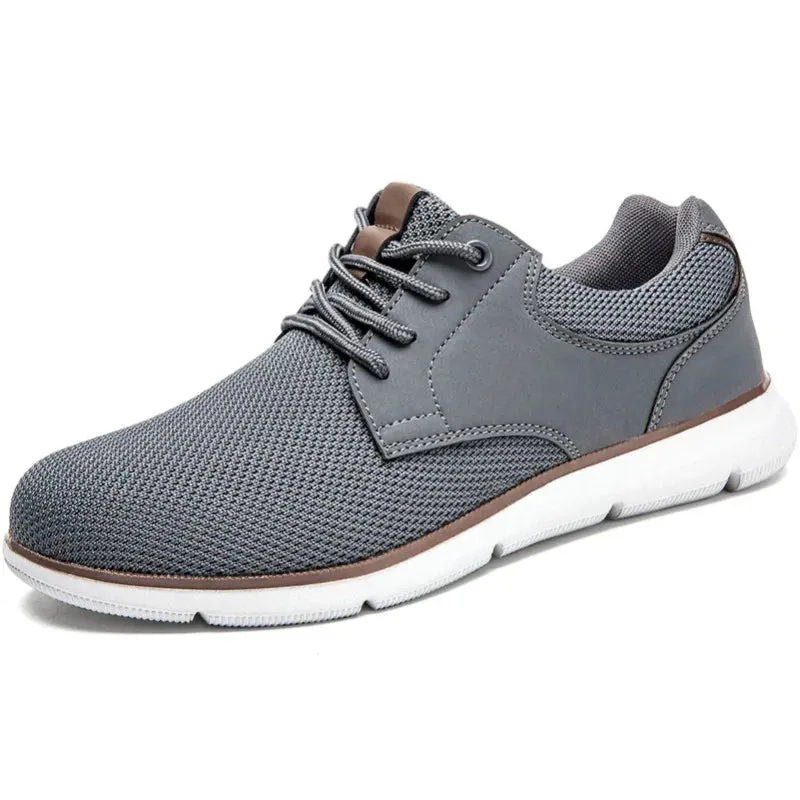Flexknit Leather Sneakers