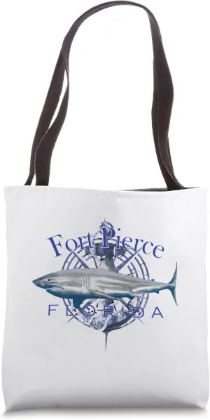 Fort Pierce Florida Nautical Sailing Boating Tote Bag