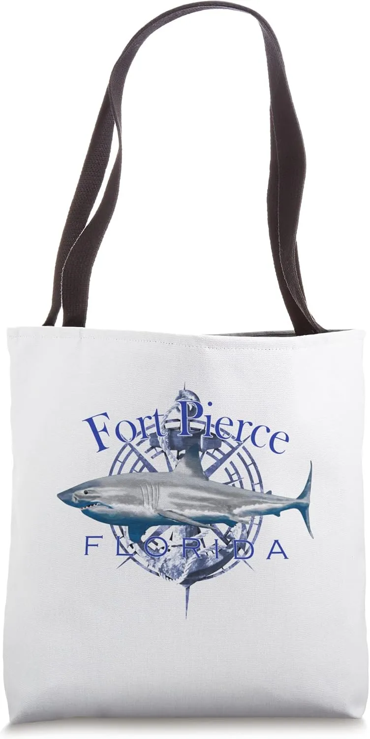 Fort Pierce Florida Nautical Sailing Boating Tote Bag