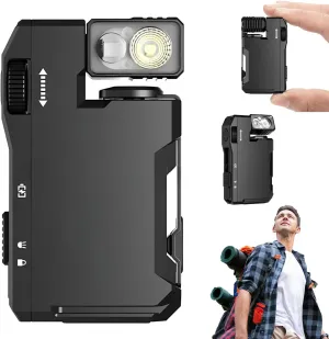 G5 Rechargeable EDC Flashlight, 400 Lumens Super Bright, Magnetic Keychain Flashlight for 3 Modes Dual Light (White   RGB), Mini Portable Design for Outdoor, Emergency, Home & Daily Carry (Black)