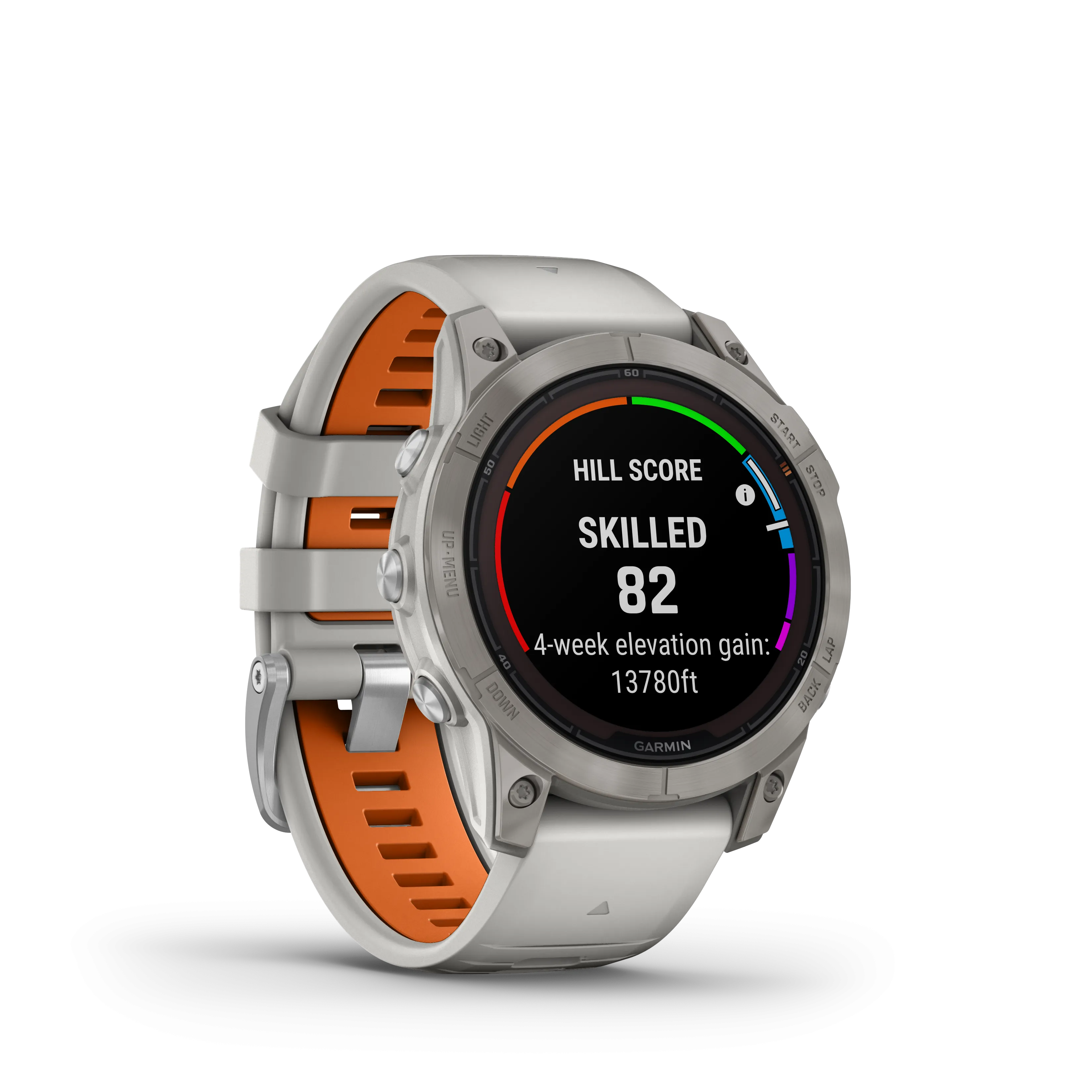 Garmin Fenix® 7 Pro Gps Smartwatch - Health Monitoring With Solar Charging, 47mm - Titanium/orange|Garmin Fenix® 7 Pro Montre Gps Intelligente - Suivi De La Sante Avec Chargement Solaire, 47 Mm - Tit