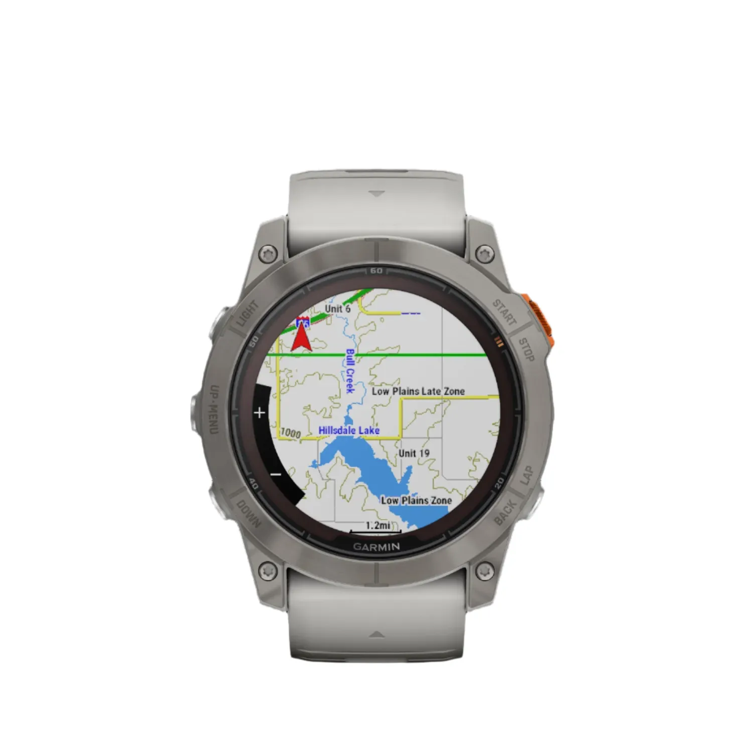 Garmin Fenix® 7x Pro Gps Smartwatch - Health Monitoring With Solar Charging, 51mm - Titanium/orange|Garmin Fenix® 7x Pro Gps Smartwatch - Suivi De La Sante Avec Chargement Solaire, 51 Mm - Titane