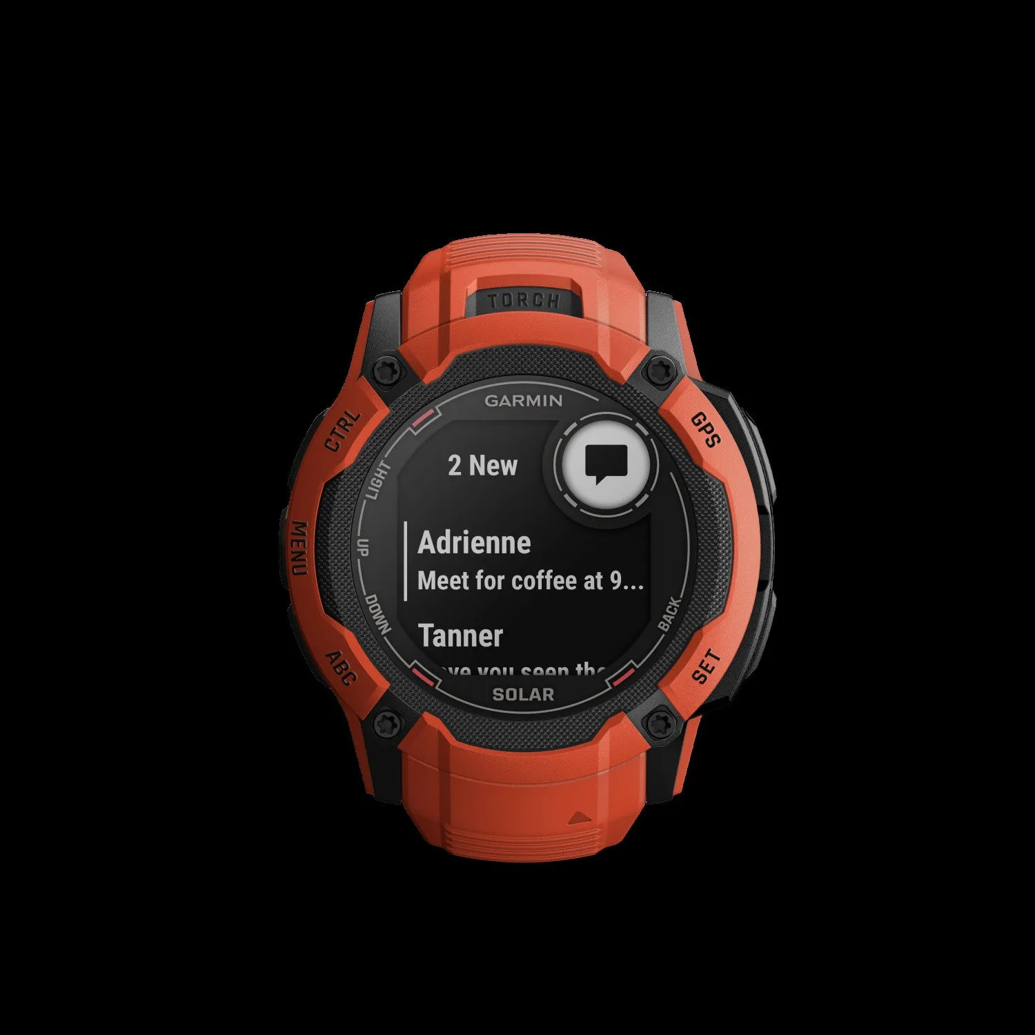 Garmin Instinct® 2x Solar Gps Smartwatch - Health & Fitness Tracking With Multi-band Gnss - Flame Re|Montre Connectee Garmin Instinct® 2x Solar Gps - Suivi De La Sante Et De La Condition Physique Avec