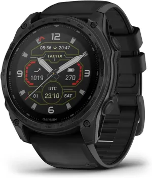 Garmin tactix® 8 51mm, Solar Charged Display, Premium Tactical GPS Smartwatch, Includes Applied Ballistics Ultralight™ Solver