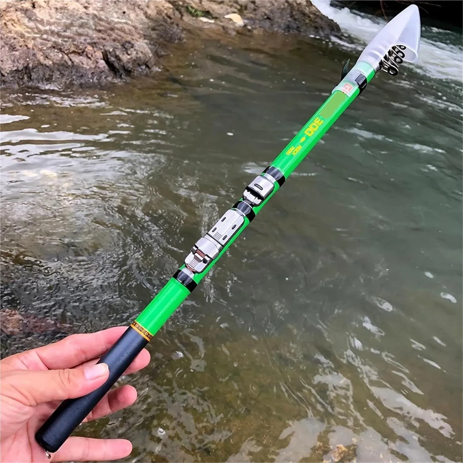 GHOTDA Carbon Fiber 1.5M 1.8M 2.1M 2.4M 2.7M 3.0M Spinning Fishing Rod Telescopic Rock Fishing Rod Carp Feeder Rod Surf Mini Rod