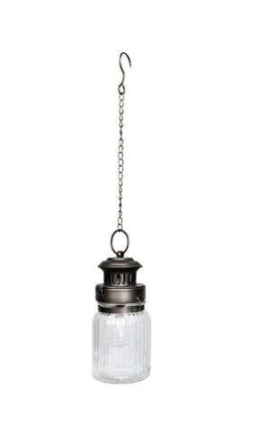 Glass Jar w/ Hanger