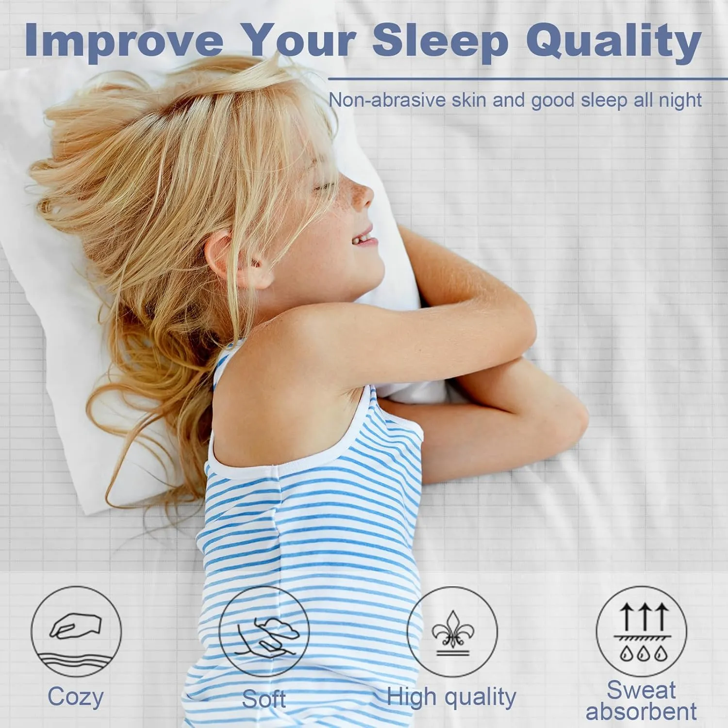 Grounding Sheet, Calking Size Grounding Flat Sheet with 5% Silver Fiber Earth Bed Sheet for Improved Sleep and Pain Relief with 15ft Grounded Cord (Calking - 72"*84" White)