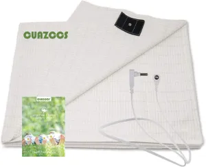 Grounding Sheet with Organic Cotton and Silver Fiber - Conductive Grounding Sheets for Healthy Sleep (76x80 inch)