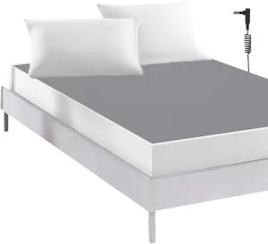 Grounding Sheets, Queen Size Grounding Flat Sheets with 5% Silver Fiber Grounded Bed Product for Improved Sleep & Pain Relief (Queen - 60"*80" Gray)