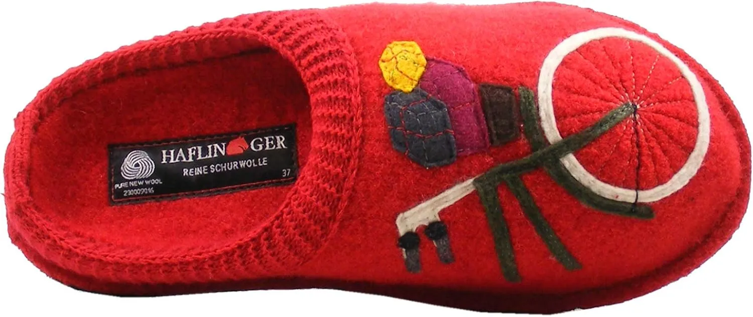 HAFLINGER Women's Open Back Slippers
