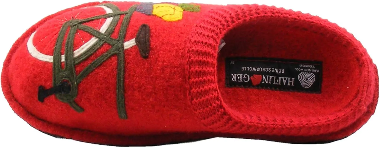 HAFLINGER Women's Open Back Slippers