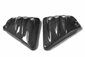 Harley Davidson Carbon Fiber V Rod Side Covers Vented Fits V Rod models VRSCA, VRSCB, VRSCD and VRSCR