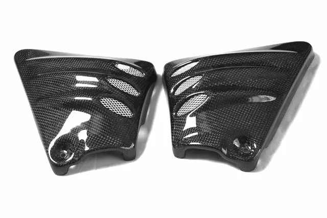 Harley Davidson Carbon Fiber V Rod Side Covers Vented Fits V Rod models VRSCA, VRSCB, VRSCD and VRSCR