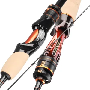 HASIDA Fishing Rod Spinning or Casting Rod Ultra Light Weight High Sensitive Full Carbon Solomon II DKK SIC Rod Guide AA Cork Grip