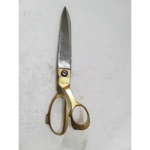 Heavy Duty Hard Funner Steel Scissors With Brass Handle 8" (961)