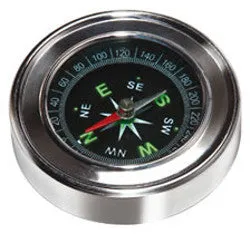 Heebie Jeebies Stainless Steel Compass