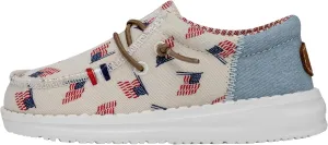 Hey Dude 40581-1JRC10 Wally Americana Toddler Flag C10