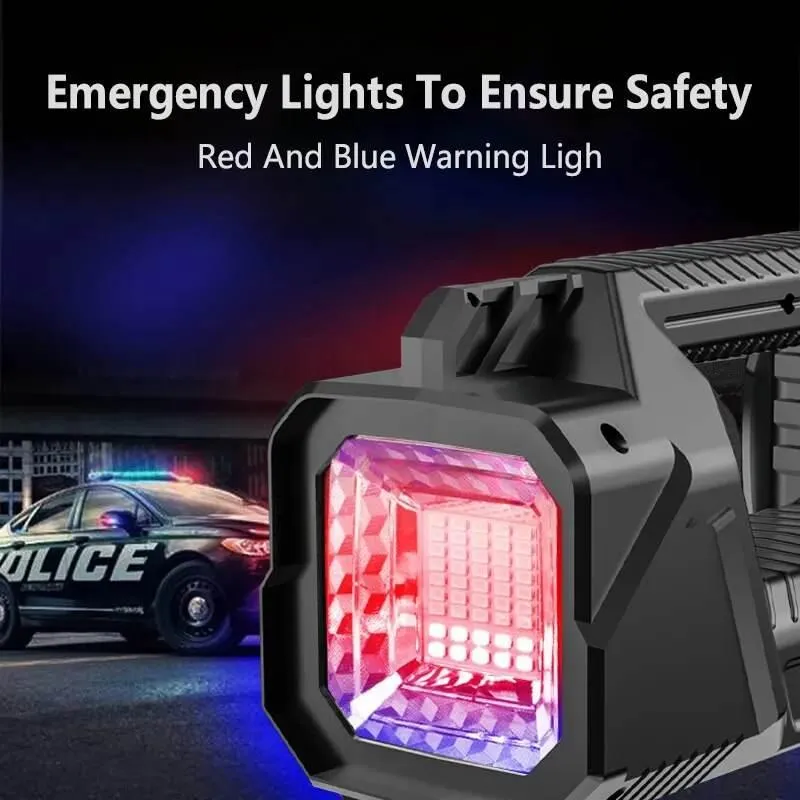 High-Power LED Flashlight - Multifunctional Solar Torch