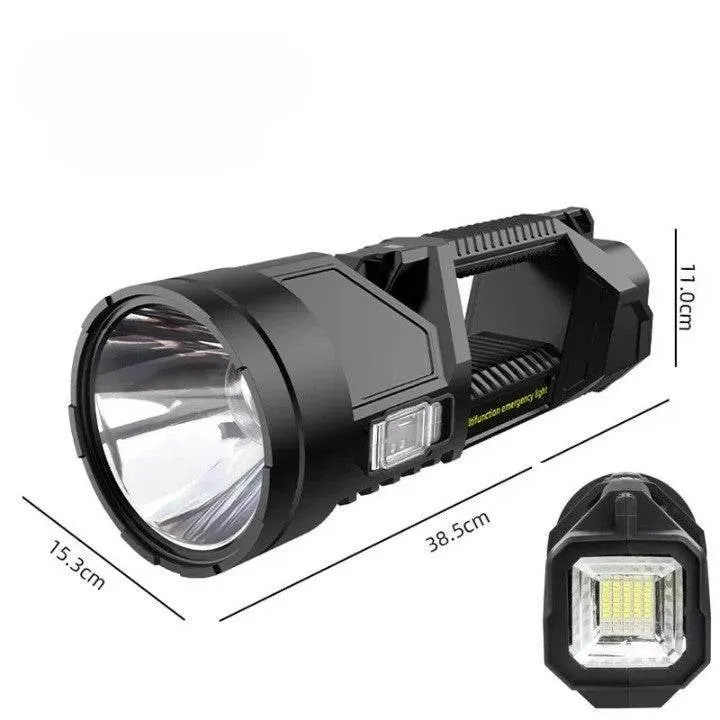 High-Power LED Flashlight - Multifunctional Solar Torch
