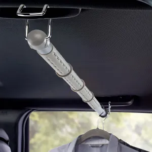 High Road Car Clothes Hanger Bar - Unbreakable Carbon Steel Car Clothes Rod With Solid Steel Hooks - Clothes Hanger for Car Expands to Fit Cars, SUVs, Trucks and Vans (Roadway)