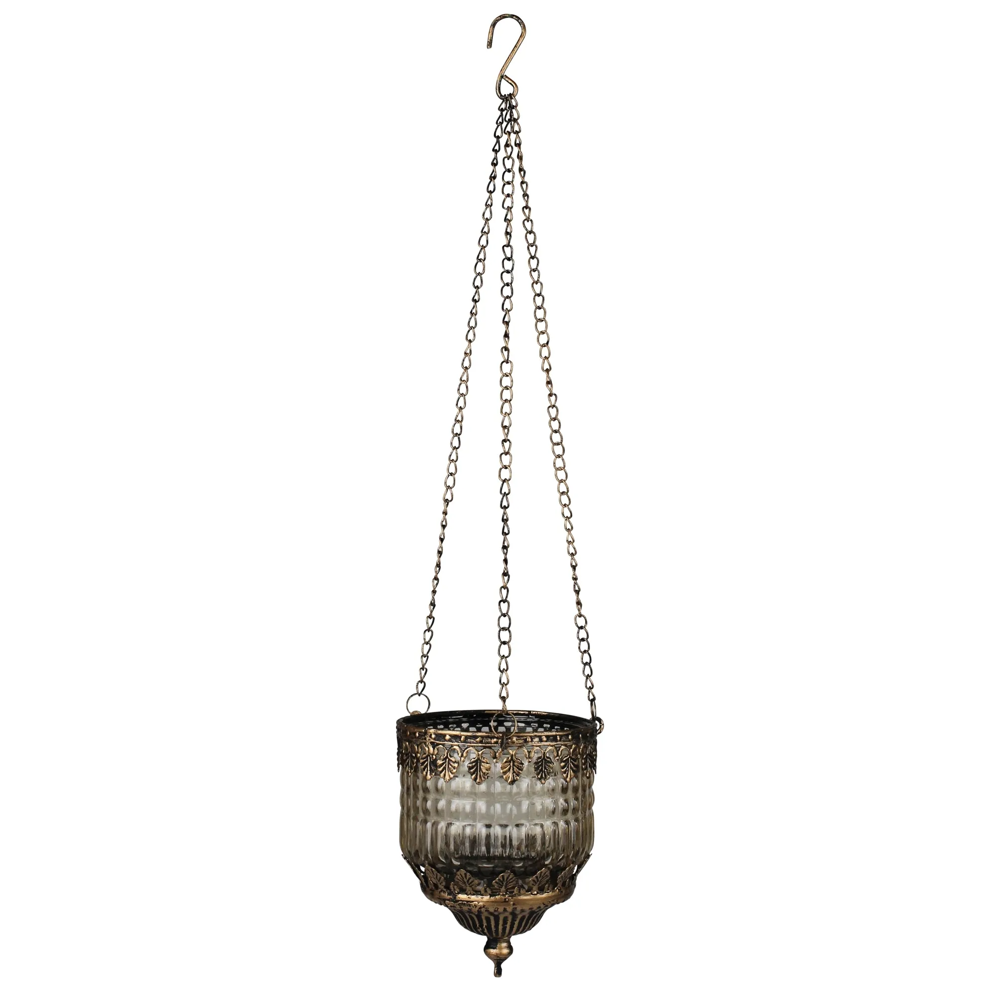 HomArt - Fez Hanging Lantern, Smoke Glass Sphere